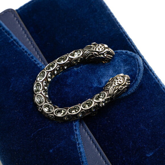 Gucci Dionysus Chain Crossbody Shoulder Bag Blue Velvet - Picture 8 of 9